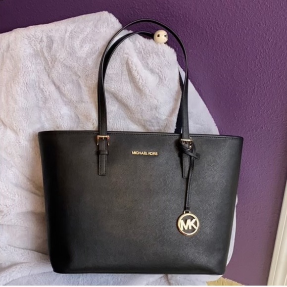 Michael Kors Large Leather Tote Bag - Picture 1 of 4